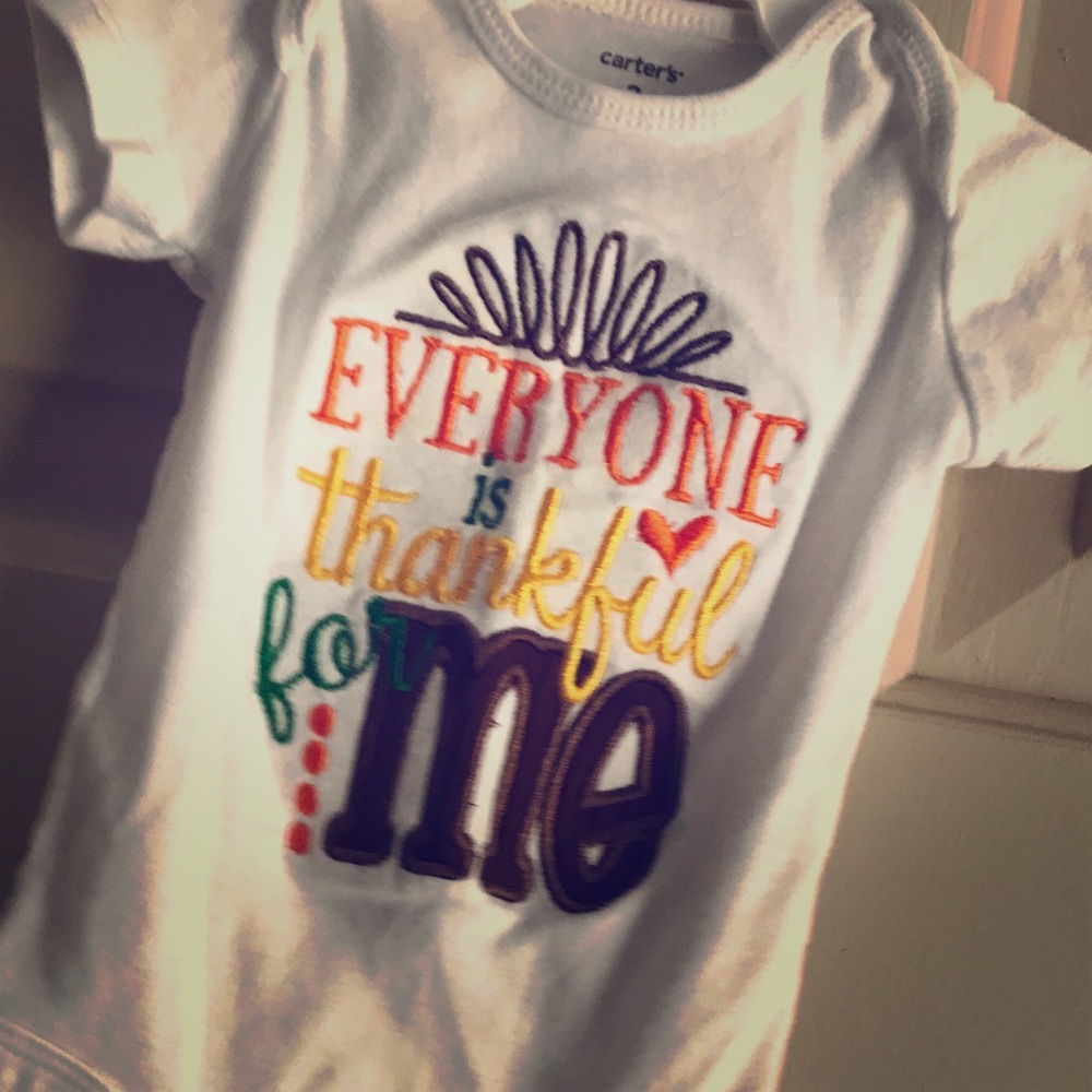 Custom Thanksgiving Bodysuit for Baby
